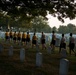 Chief petty officers and CPO selects visit graves in Arlington National Cemetery