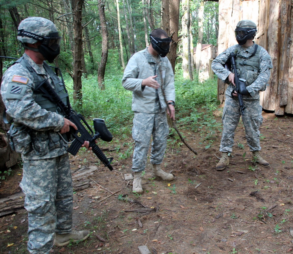 412th Civil Affairs Battalion Soldiers engage