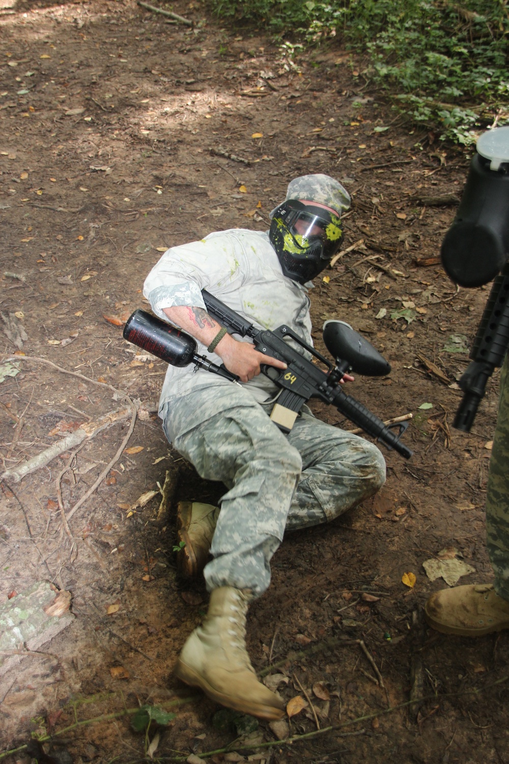 Villager down in training scenario