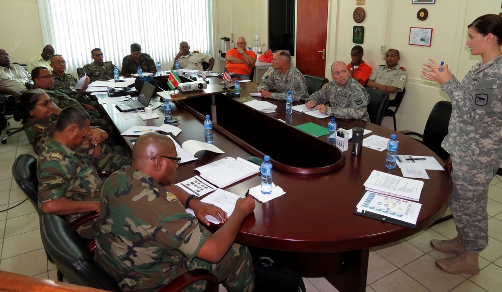 SD National Guard, partner-nation Suriname share disaster response best practices