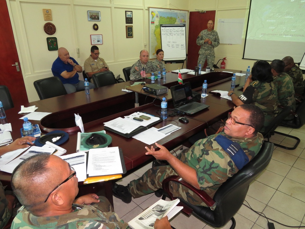 SD National Guard, partner-nation Suriname share disaster response best practices