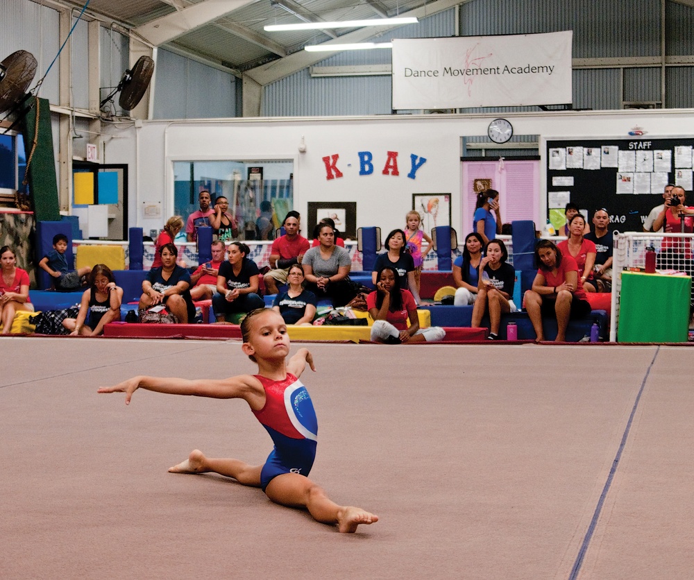 Gymnasts compete in kick-off meet