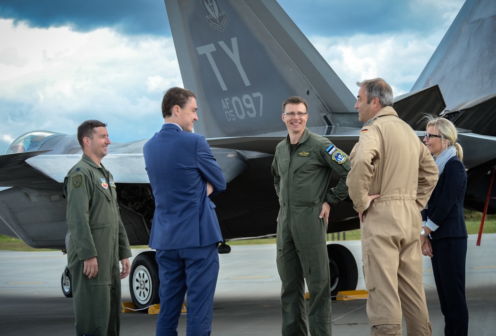 F-22 Raptors deploy to Estonia