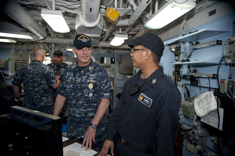 USS Bunker Hill operations