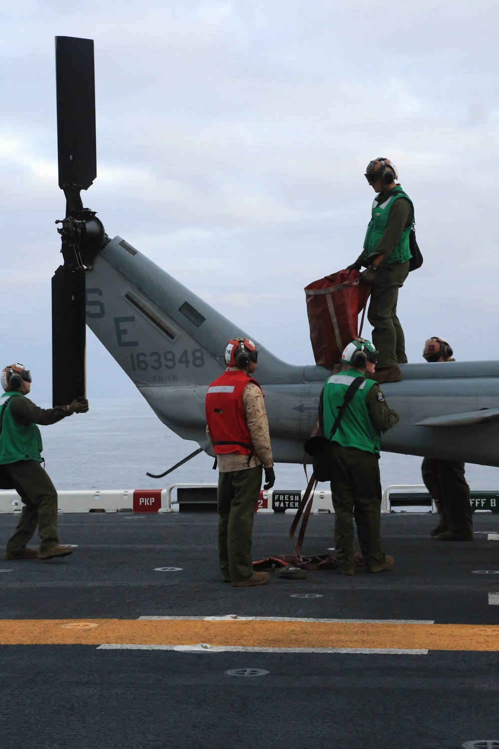 Marines take flight off California coast