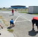 Fire muster at the Chièvres Air Base Fire Station