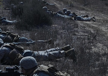 Fighting Fifth Marines blitz Camp Pendleton beach