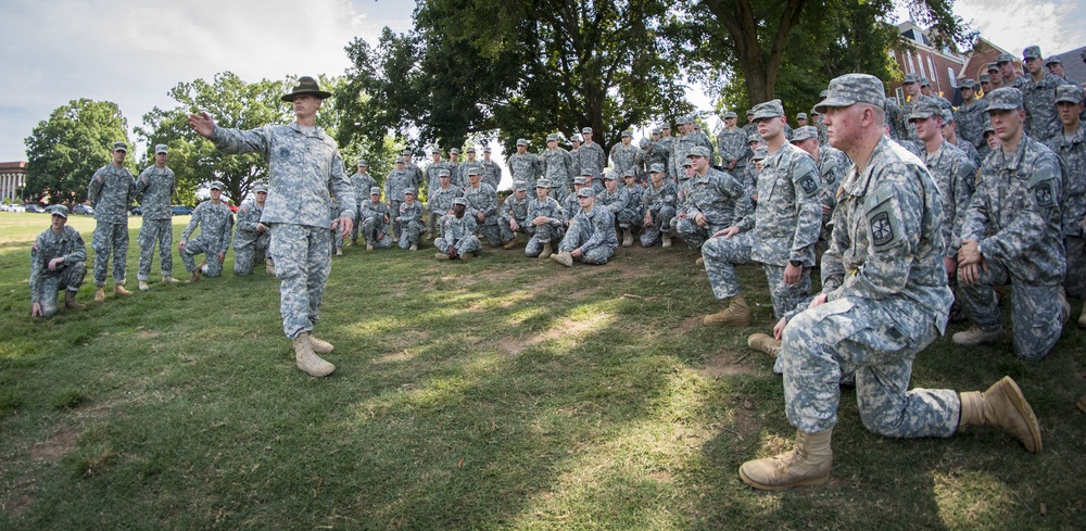 Drill sergeant teaches future Army leaders
