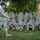 Drill sergeant with Clemson ROTC cadets Drill sergeant with Clemson ROTC cadets