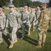 CSM Michael Henry observes Clemson cadets