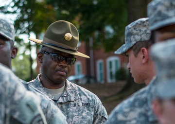 Drill sergeant in the midst