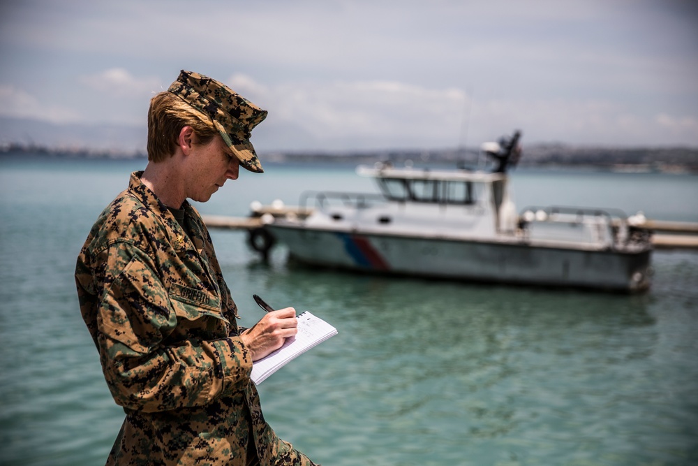 U.S. Marines conduct site visit in Haiti