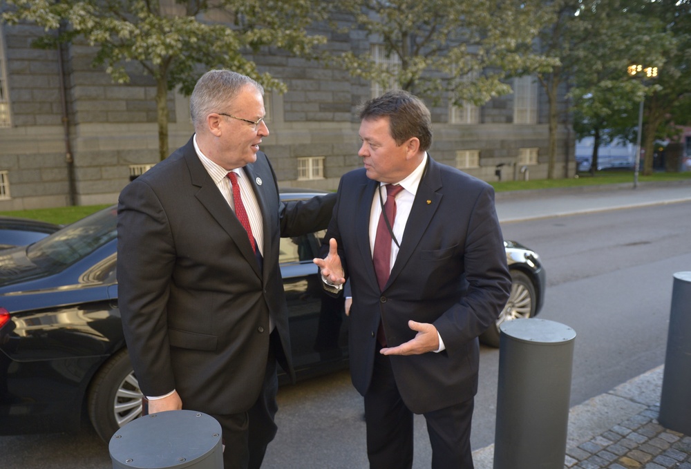 Deputy Secretary of Defense Bob Work travels to Norway