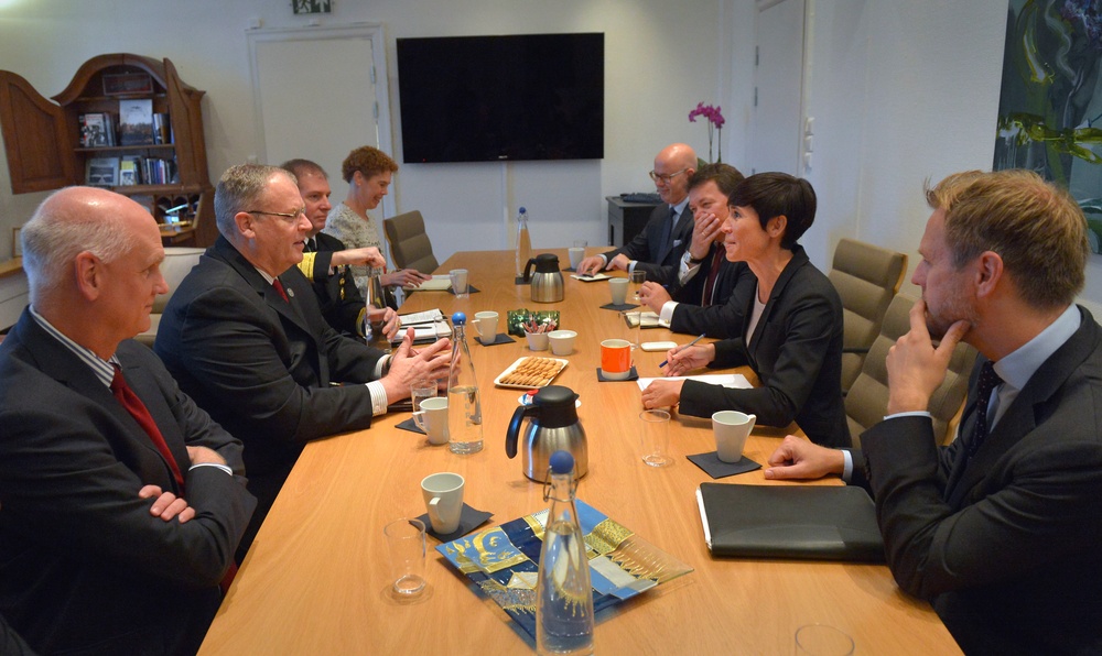 Deputy Secretary of Defense Bob Work travels to Norway