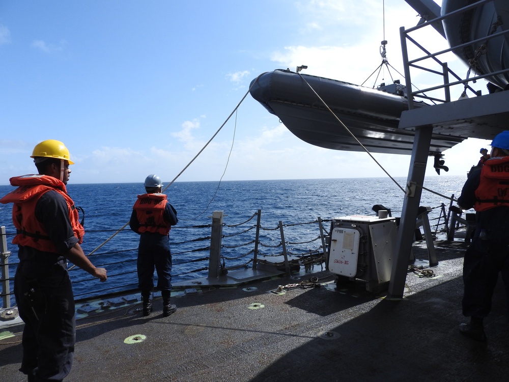 USS Bainbridge action