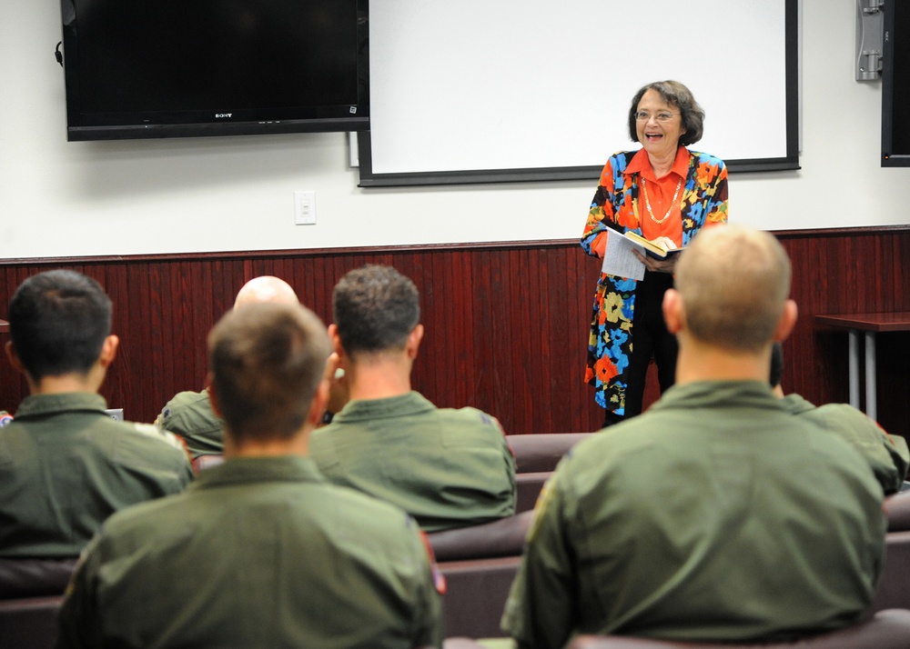 435th FTS library dedication