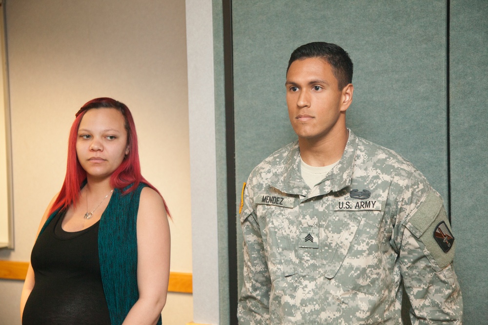 55th Signal Company (Combat Camera) promotion ceremony