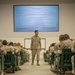 Marine recruits learn about educational benefits on Parris Island