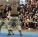 Marines show local high schoolers Martial Arts techniques