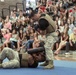 Marines show local high schoolers Martial Arts techniques