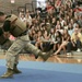 Marines show local high schoolers Martial Arts techniques