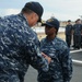 USS Emory S. Land Sailor receives Navy and Marine Corps Achievement Medal