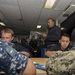 USS Germantown Sailors take advancement exam