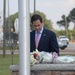 Sen. Marco Rubio lays flowers at Navy Recruiting Station Chattanooga memorial