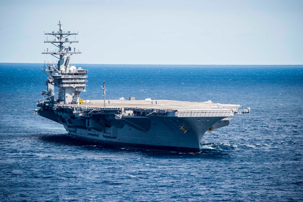 USS Dwight D. Eisenhower conducts sea trials