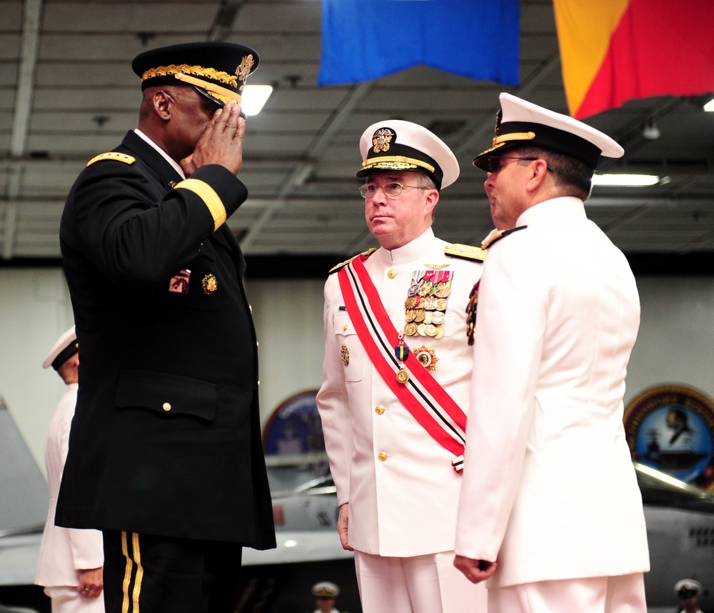 NAVCENT/C5F/CMF change of command ceremony