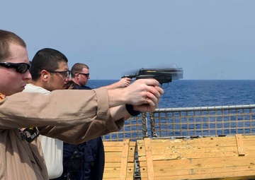 USS Forrest Sherman live-fire gun shoot