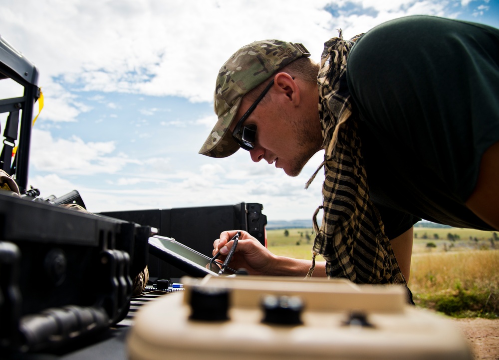 Security forces demonstrates UAS capabilities