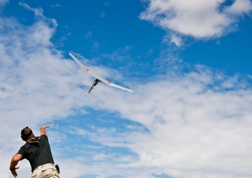 Security forces demonstrates UAS capabilities