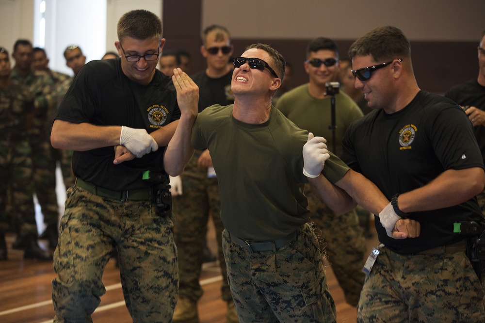 'Taser, Taser, Taser' US Marines train Malaysian Armed Forces on Taser Techniques