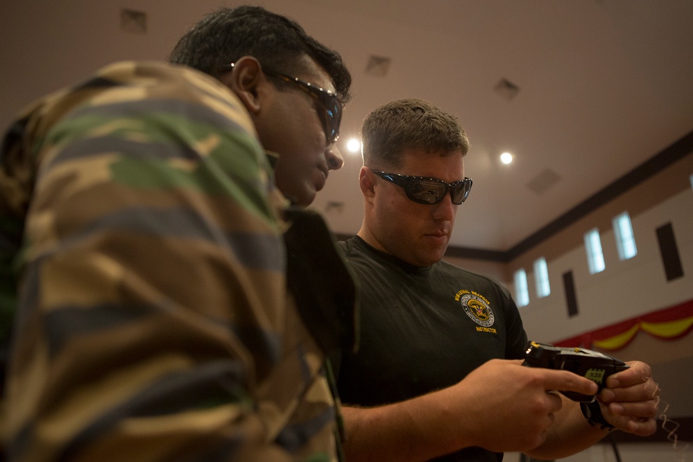 'Taser, Taser, Taser' US Marines train Malaysian Armed Forces on Taser Techniques