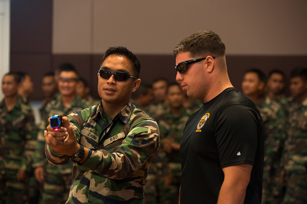 Taser, Taser, Taser US Marines train Malaysian Armed Forces on Taser Techniques