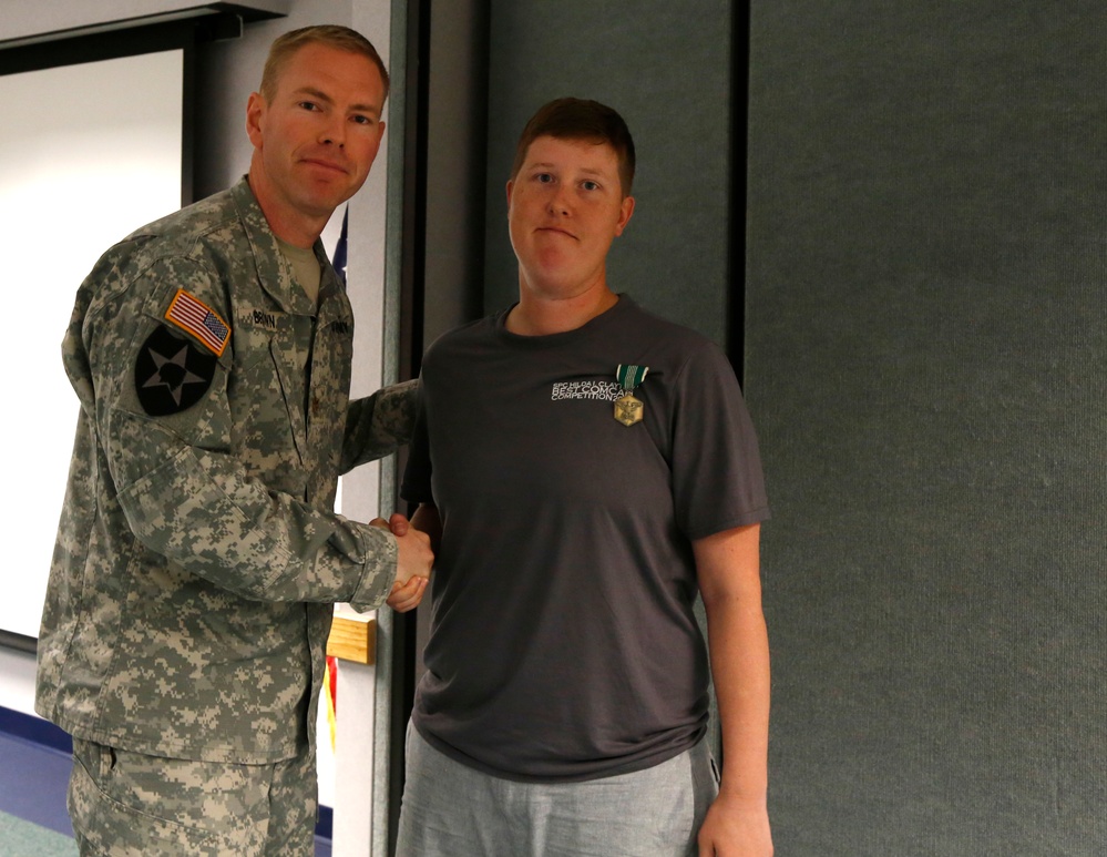 55th Signal Company (Combat Camera) award ceremony