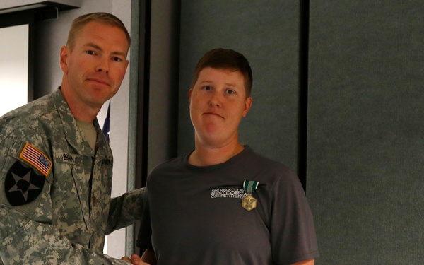 55th Signal Company (Combat Camera) award ceremony