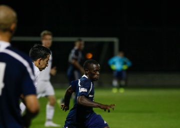 Marine Soccer Team Kicks off Marine Week with soccer match vs University of Arizona