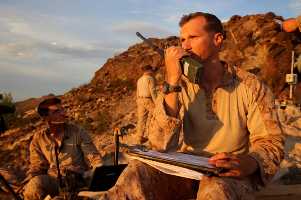 Lightning from the sky in Gila Bend: ANGLICO conducts close air support training