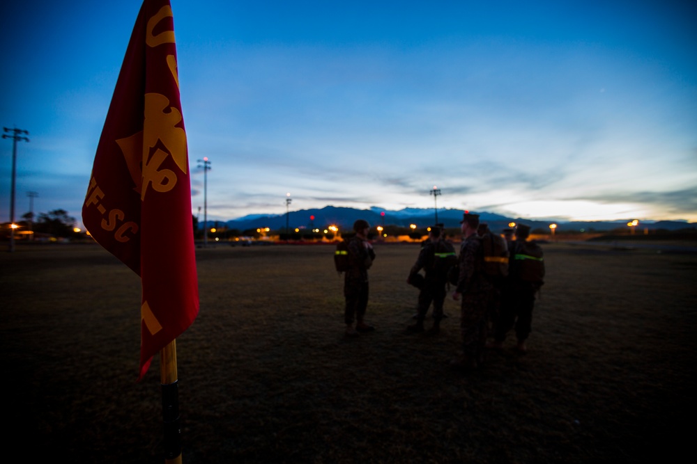 SPMAGTF-SC Completes Unit Hike on Soto Cano Air Base