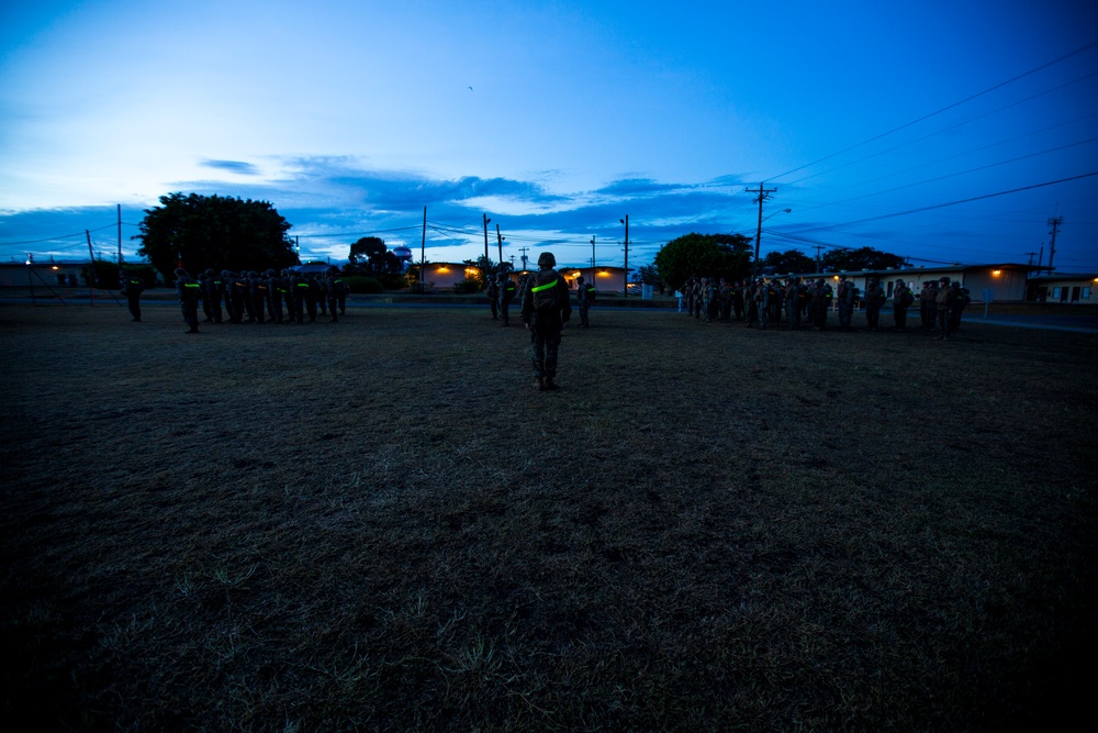 SPMAGTF-SC Completes Unit Hike on Soto Cano Air Base