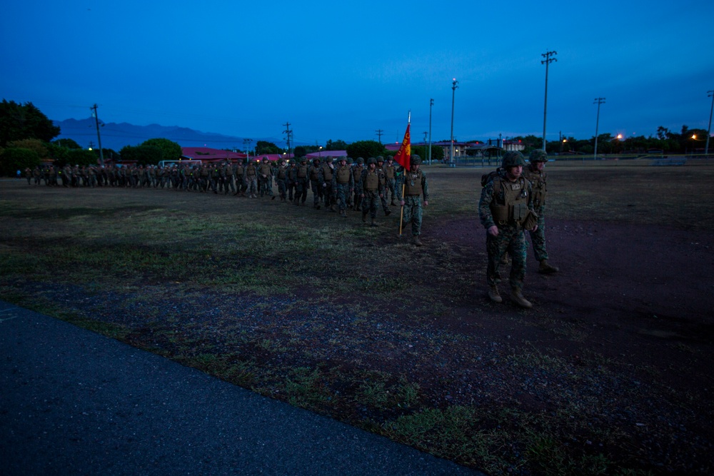 SPMAGTF-SC Completes Unit Hike on Soto Cano Air Base
