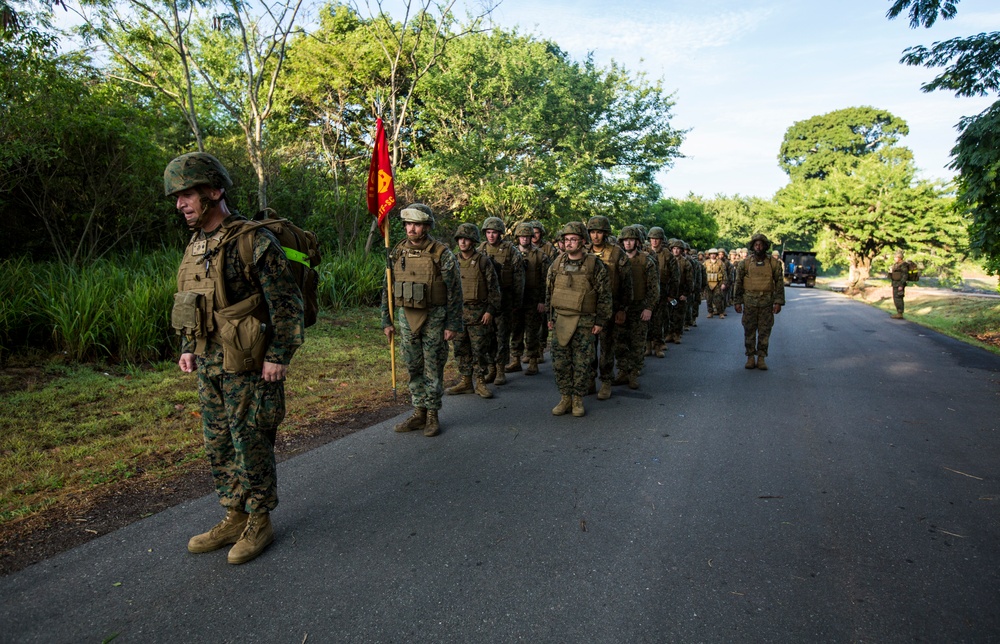 SPMAGTF-SC Completes Unit Hike on Soto Cano Air Base