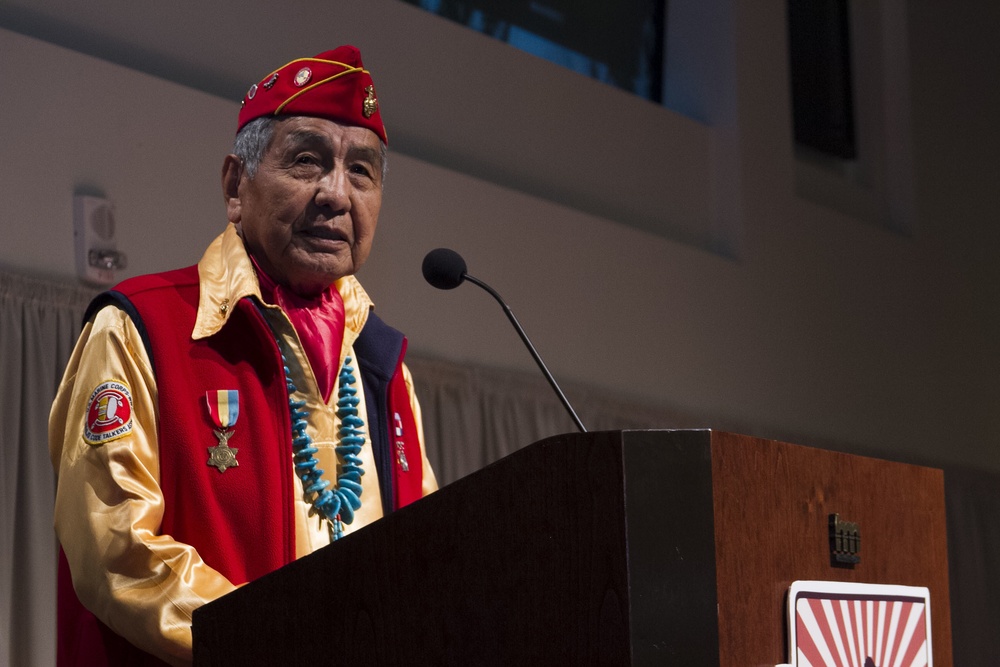 Navajo Code Talker Shares Story with Marine Week Phoenix