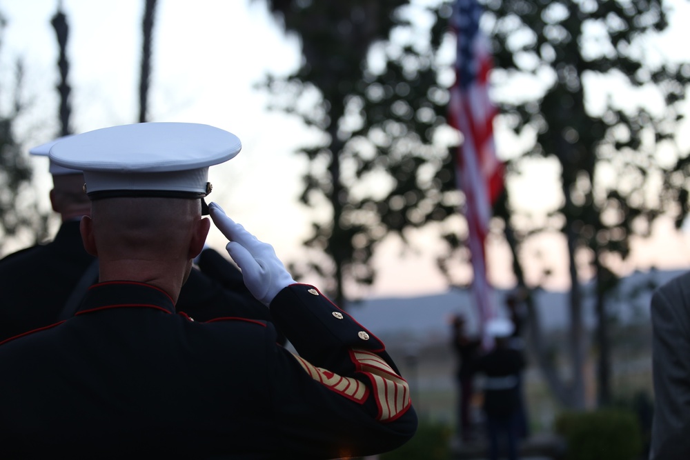 Evening Colors Ceremony