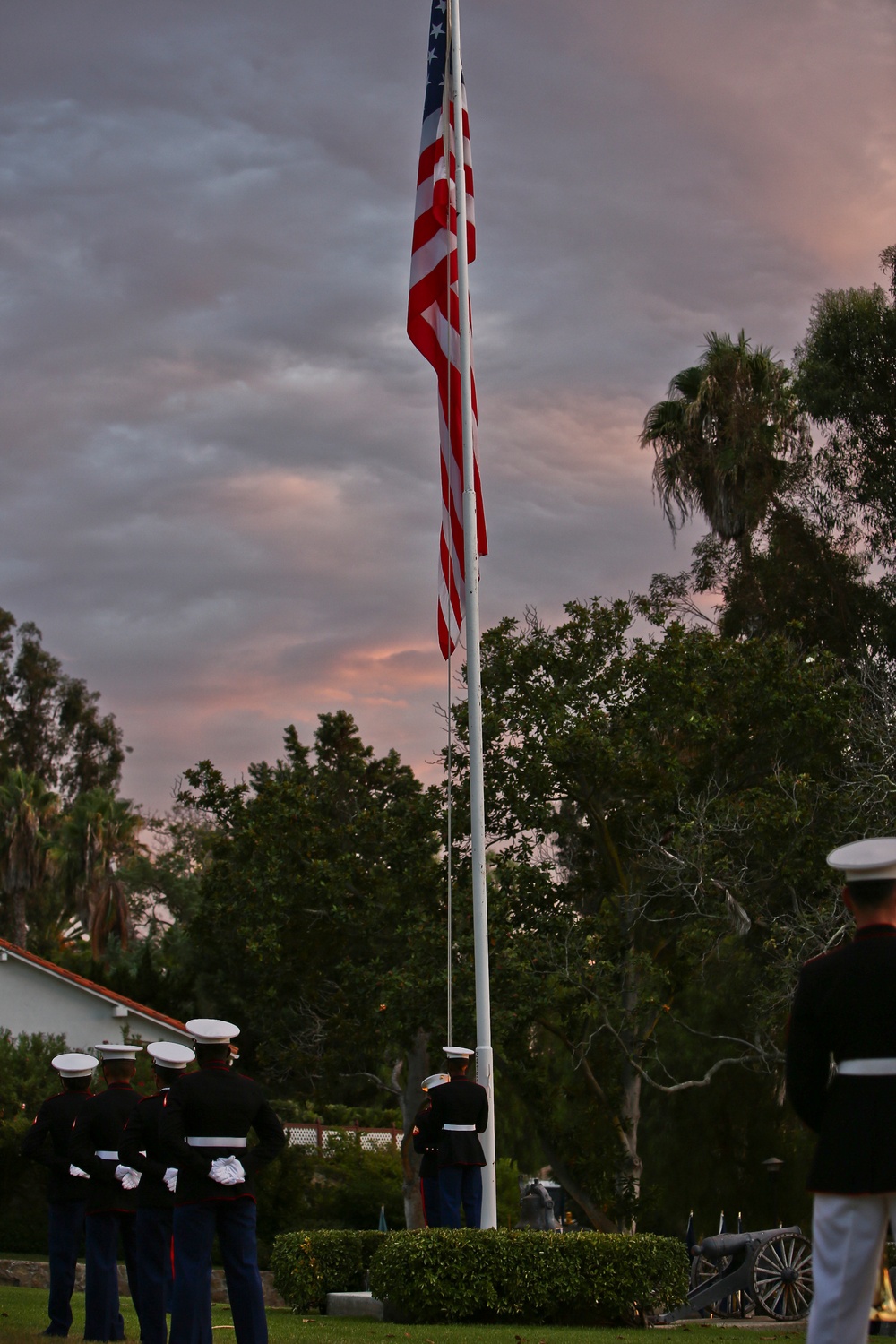 Evening Colors Ceremony