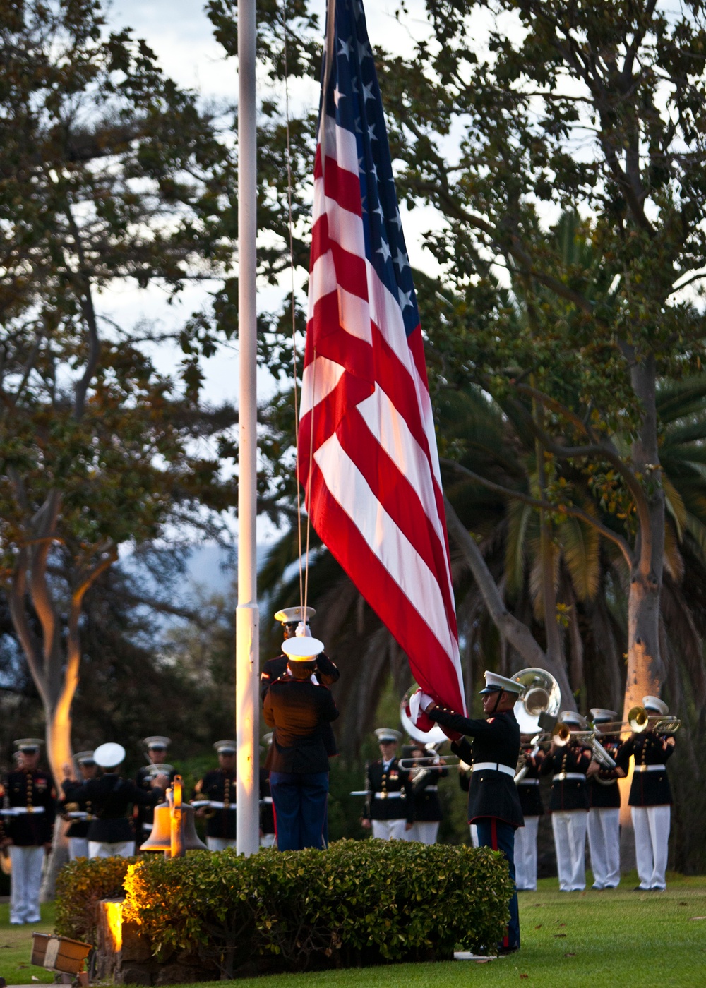 Evening Colors Ceremony