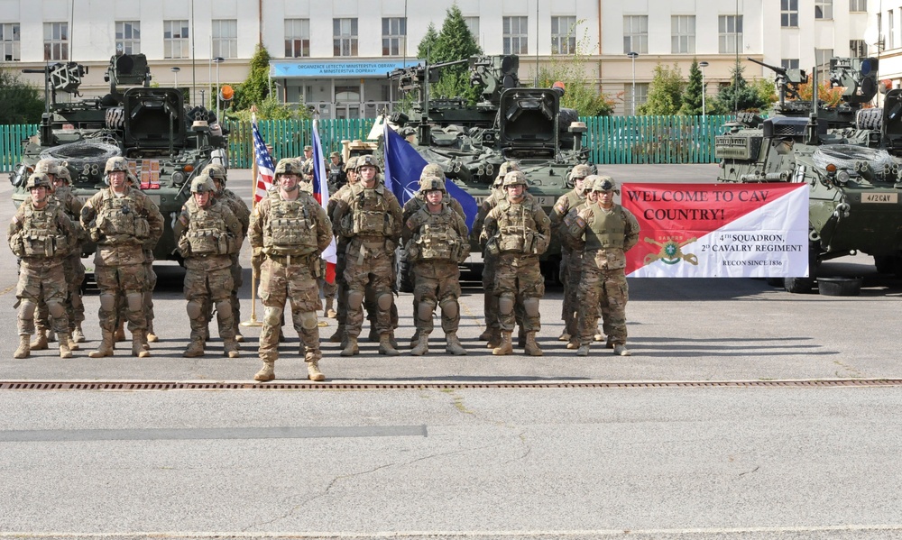 Prague distinguished visitors ceremony