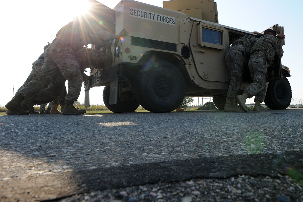 91st Security Forces Group Global Strike Challenge team prepares for the challenge